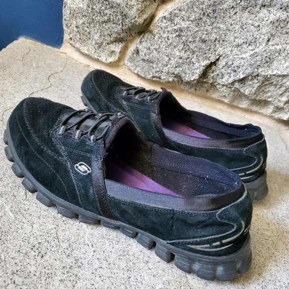 Skechers Black Slip On Shoes size 8.5 - Picture 1 of 13